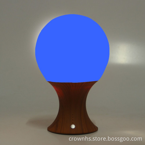 Newest Silicone Mushroom Wood Grain Colorful USB LED Baby Night Light Deck Night Lamp Timer Best Gift For Baby Children Bedroom